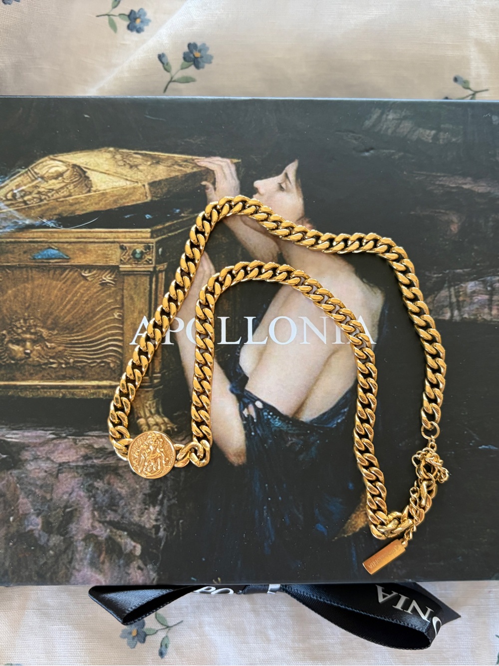 Persephone Link Necklace by Apollonia Jewelry